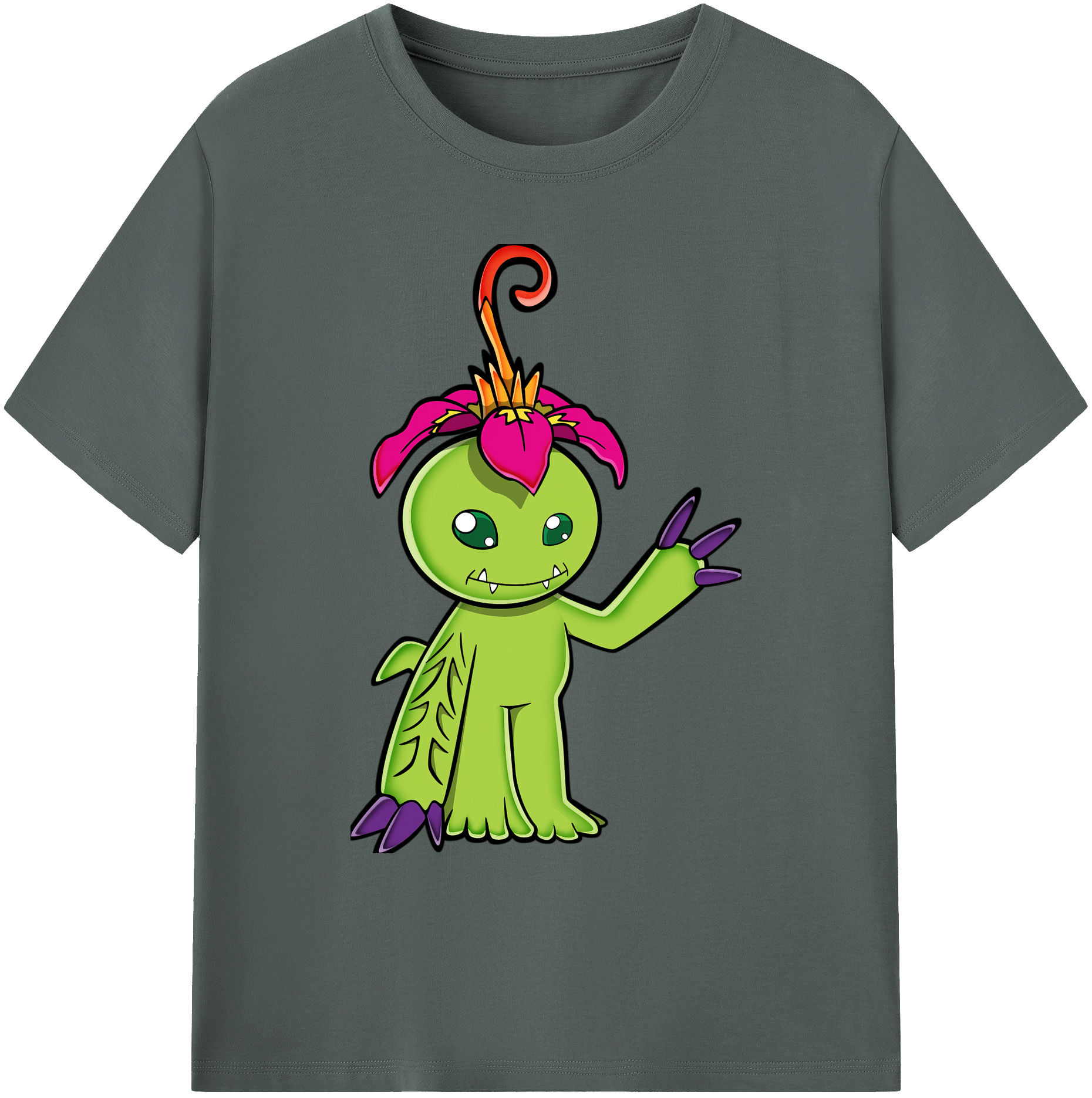 （画像用） Digimon デジタルモンスター/デジモン 綿100％ メンズ半袖Tシャツ｜肌触りやわらか＆通気性
